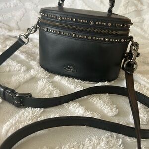 Coach limited edition Selena Gomez black leather crossbody